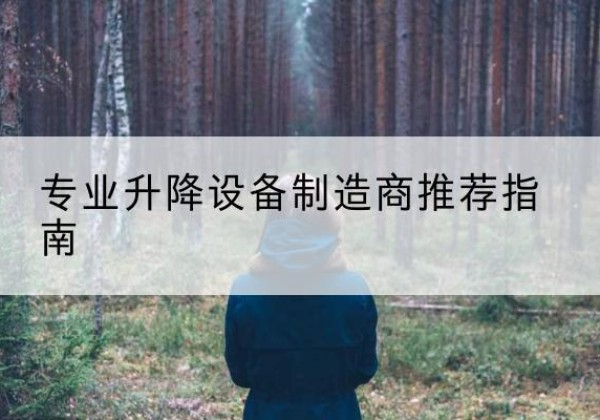 海棠电动剪叉升降平台厂家-专业升降设备制造商推荐指南